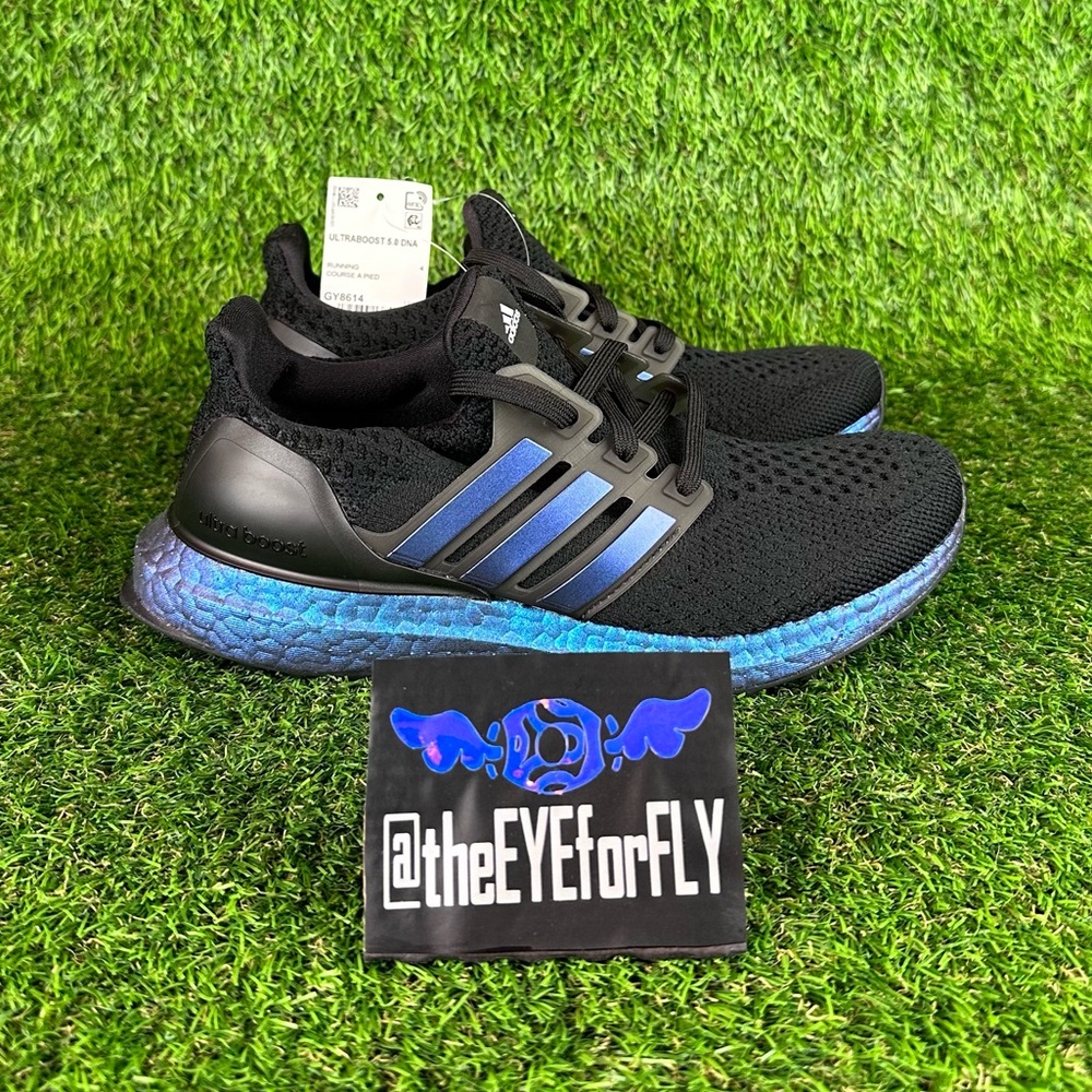 NEW adidas UltraBOOST 5.0 DNA Black Blue Purple Metallic GY8614